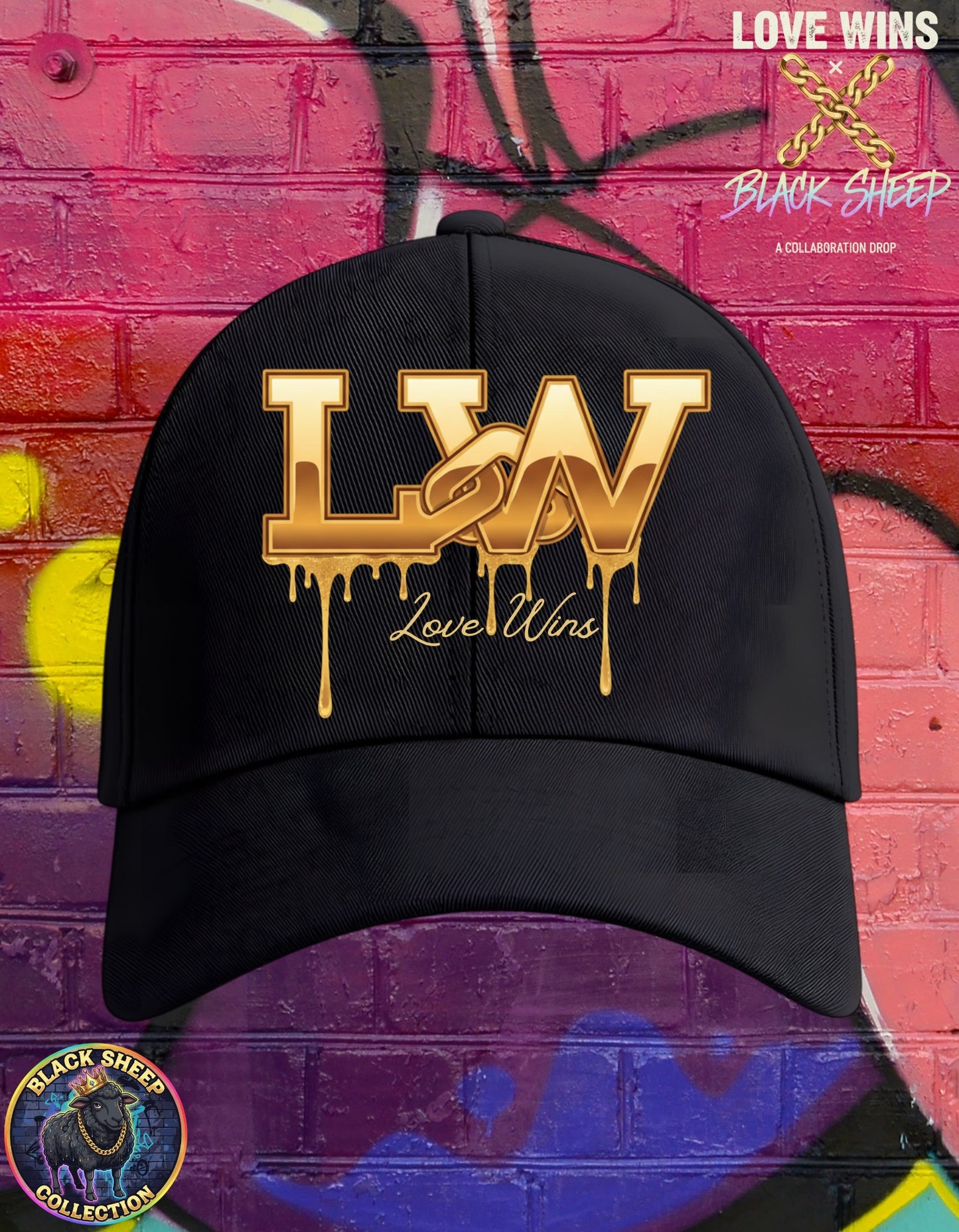 Crowned in Gold Fitted Cap