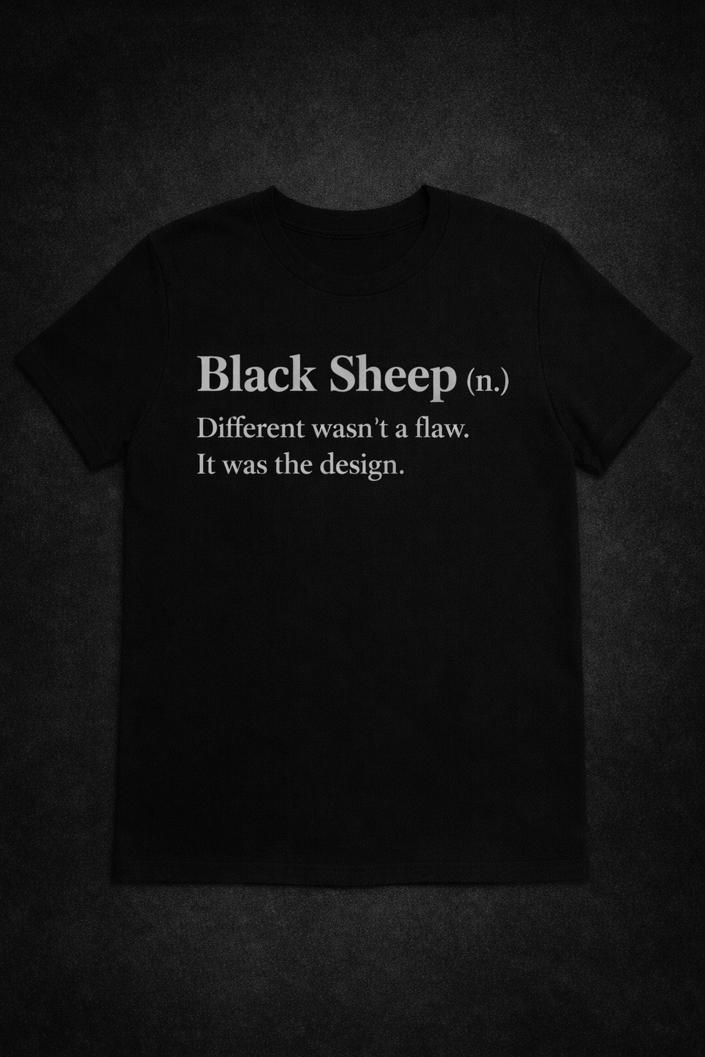Black Sheep Definition Tee – UNAPOLOGETIC Series