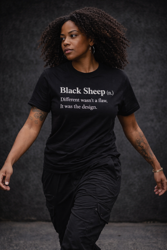 Black Sheep Definition Tee – UNAPOLOGETIC Series