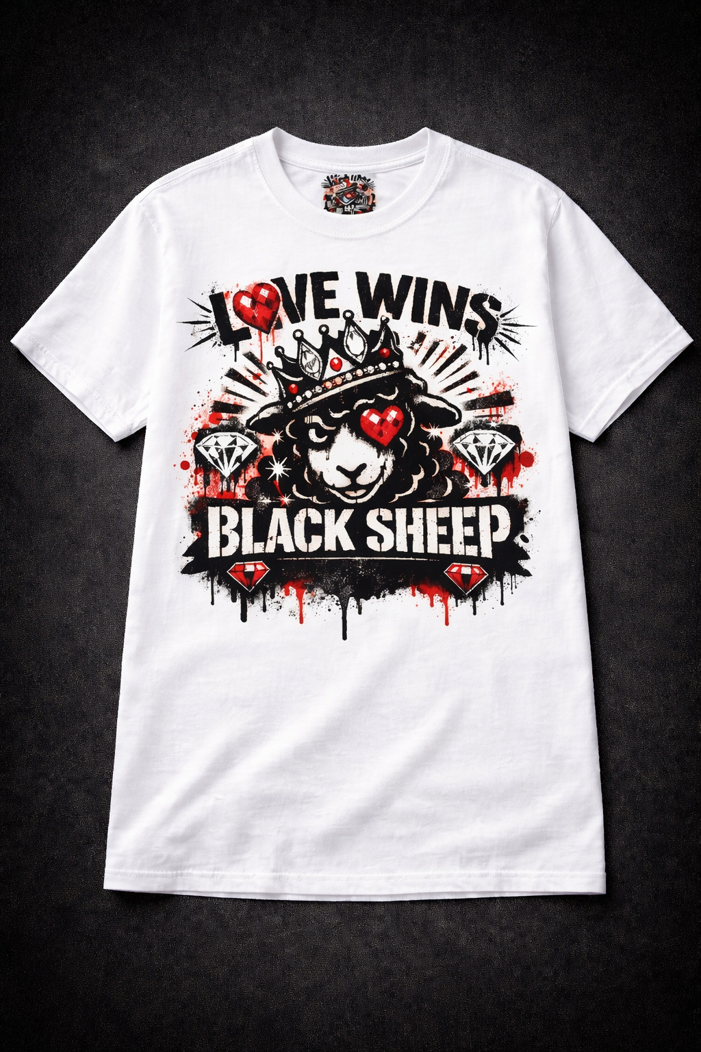 Love Wins x Black Sheep Chosen Heart Tee